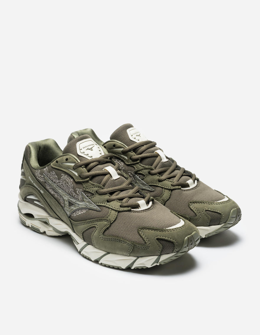 Maharishi Mizuno Fire Phoenix Wave Rider 10 Olive