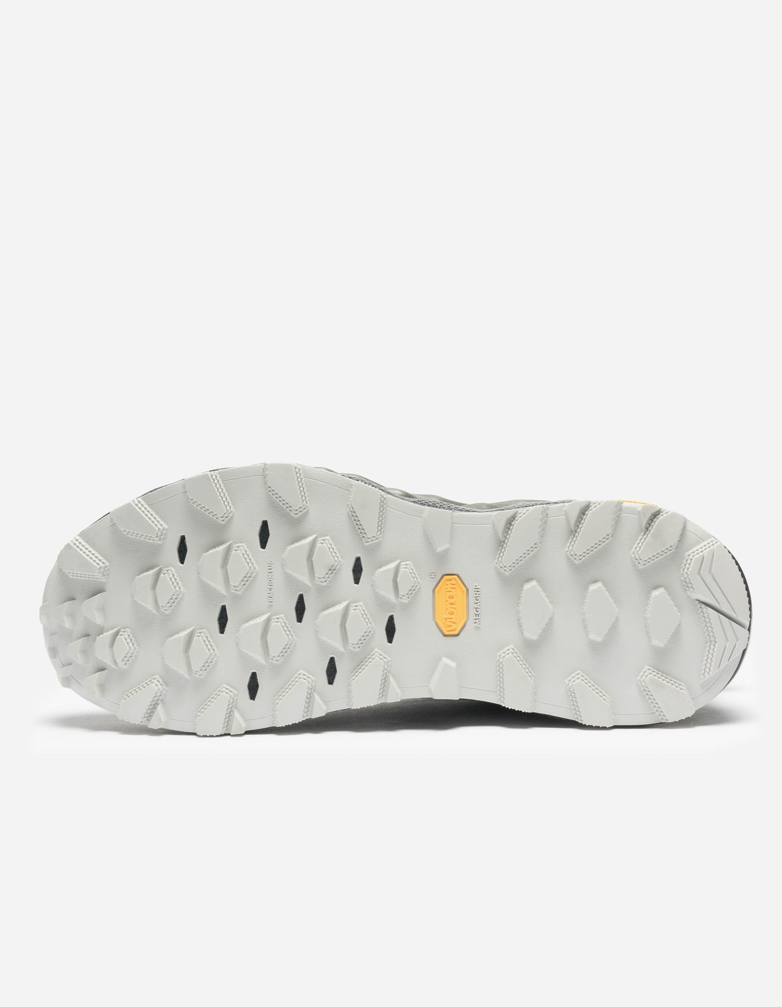 Close-up of a shoe sole with a white background