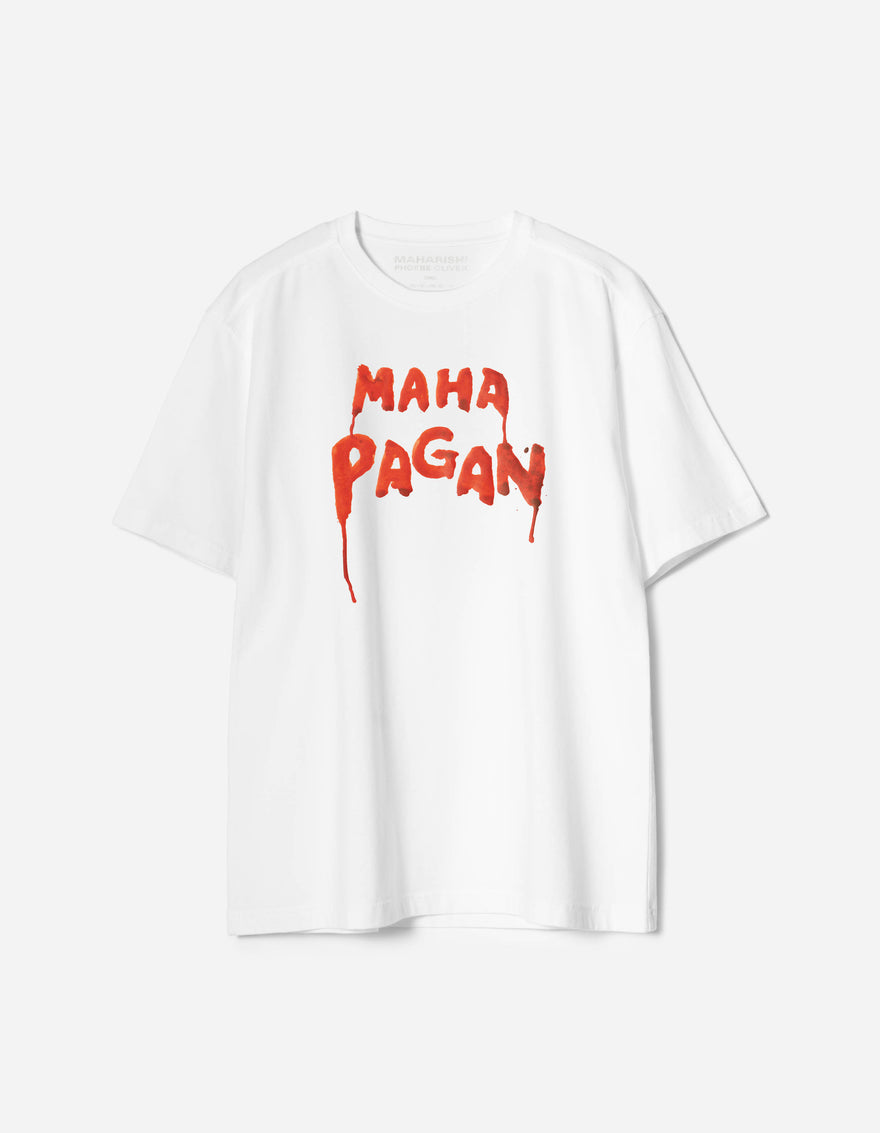 7189 Maha Pagan S/S T-Shirt White
