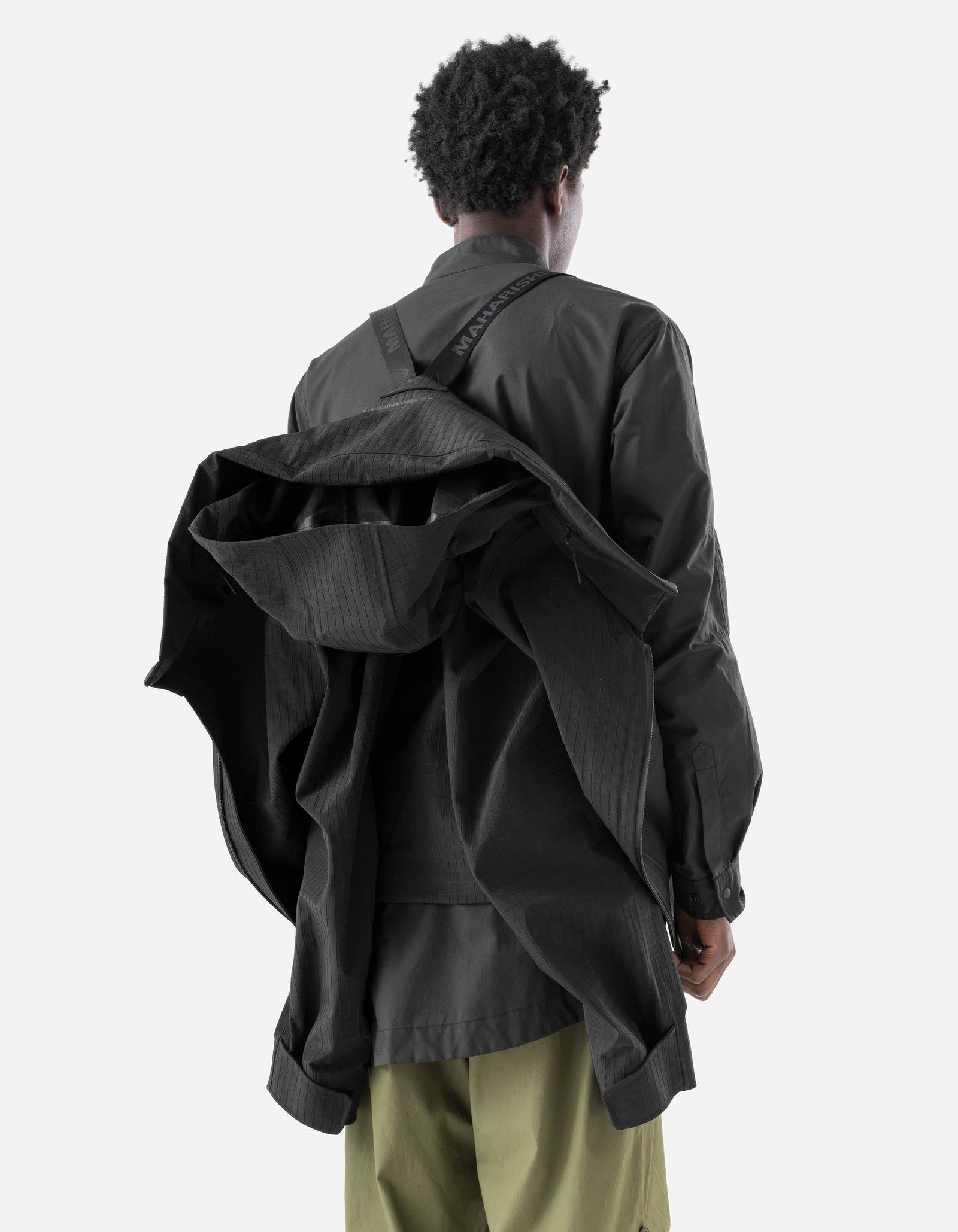 7201 Waterproof Tech Jacket Black