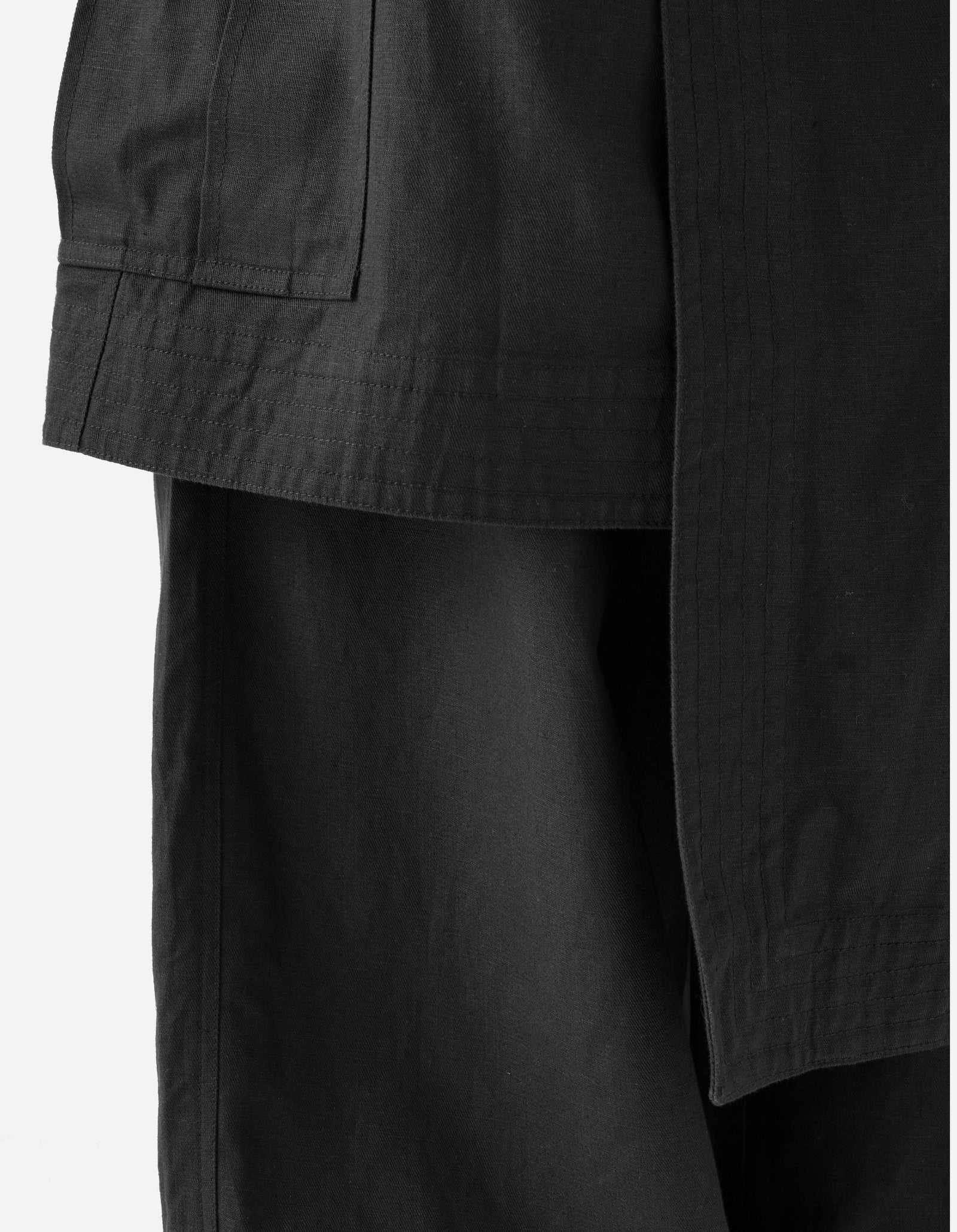 7232 Kirin Asym Cargo Hakama Pants Black