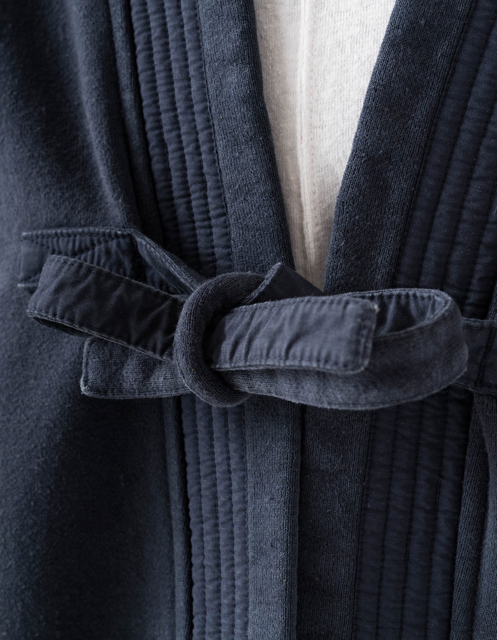 7206 Hemp Kimono Sweat Navy