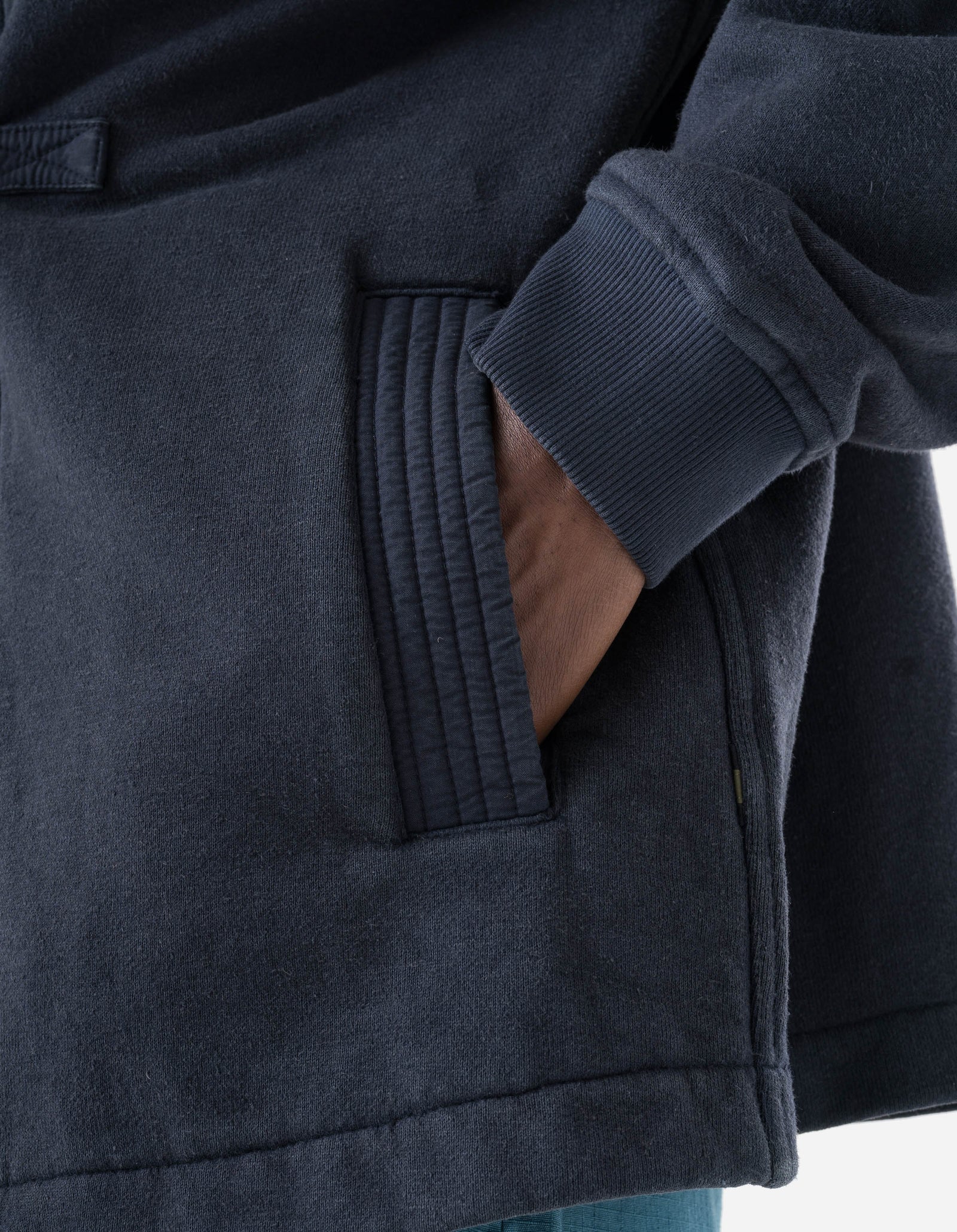 7206 Hemp Kimono Sweat Navy