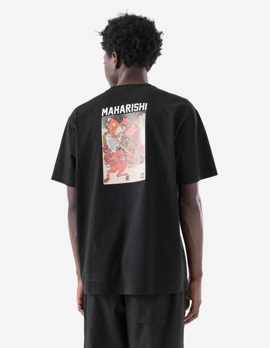 7239 Lu Fang Horse Rider T-Shirt Black