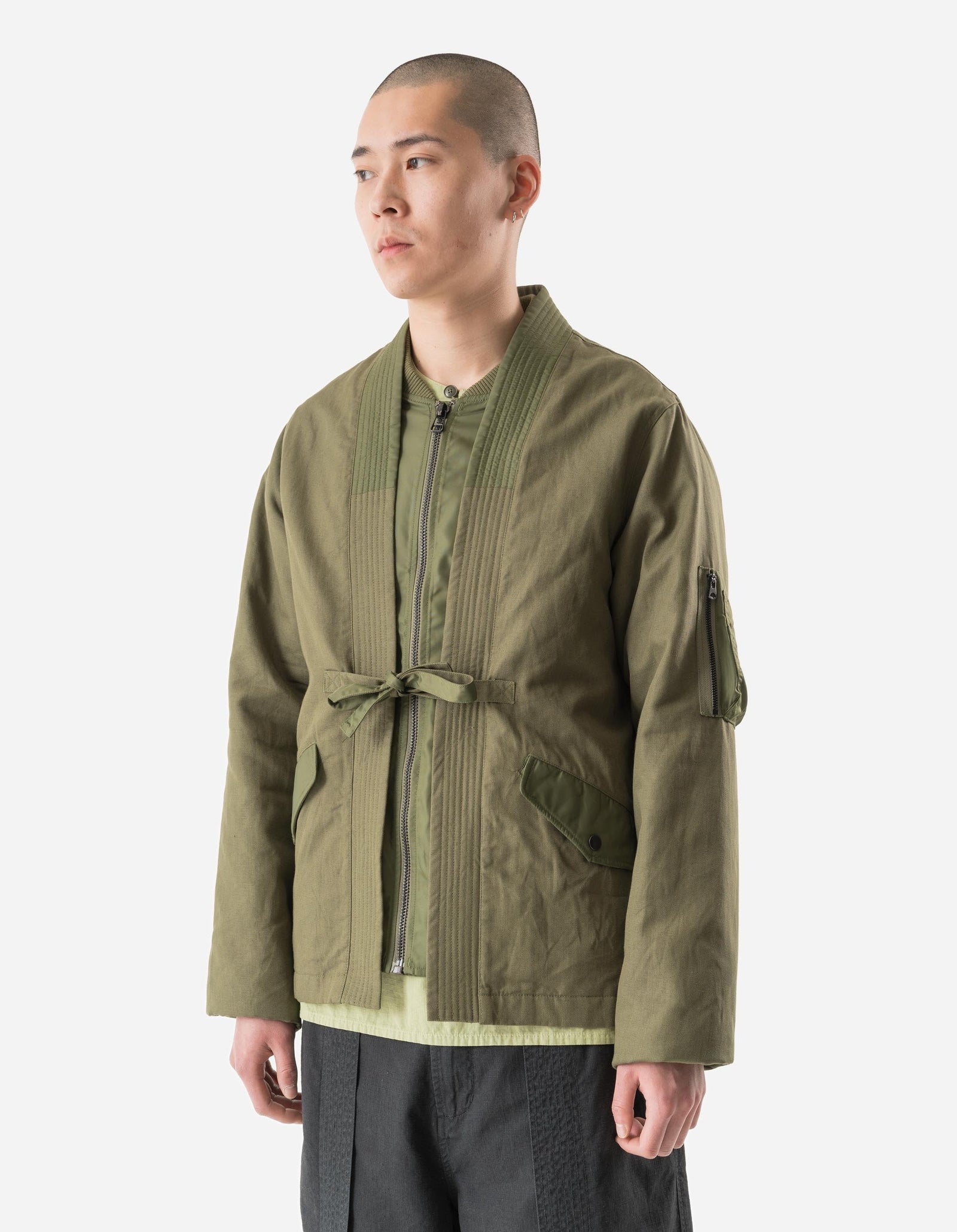 7213 Duality L2-B Flight Kimono Olive OG-107F