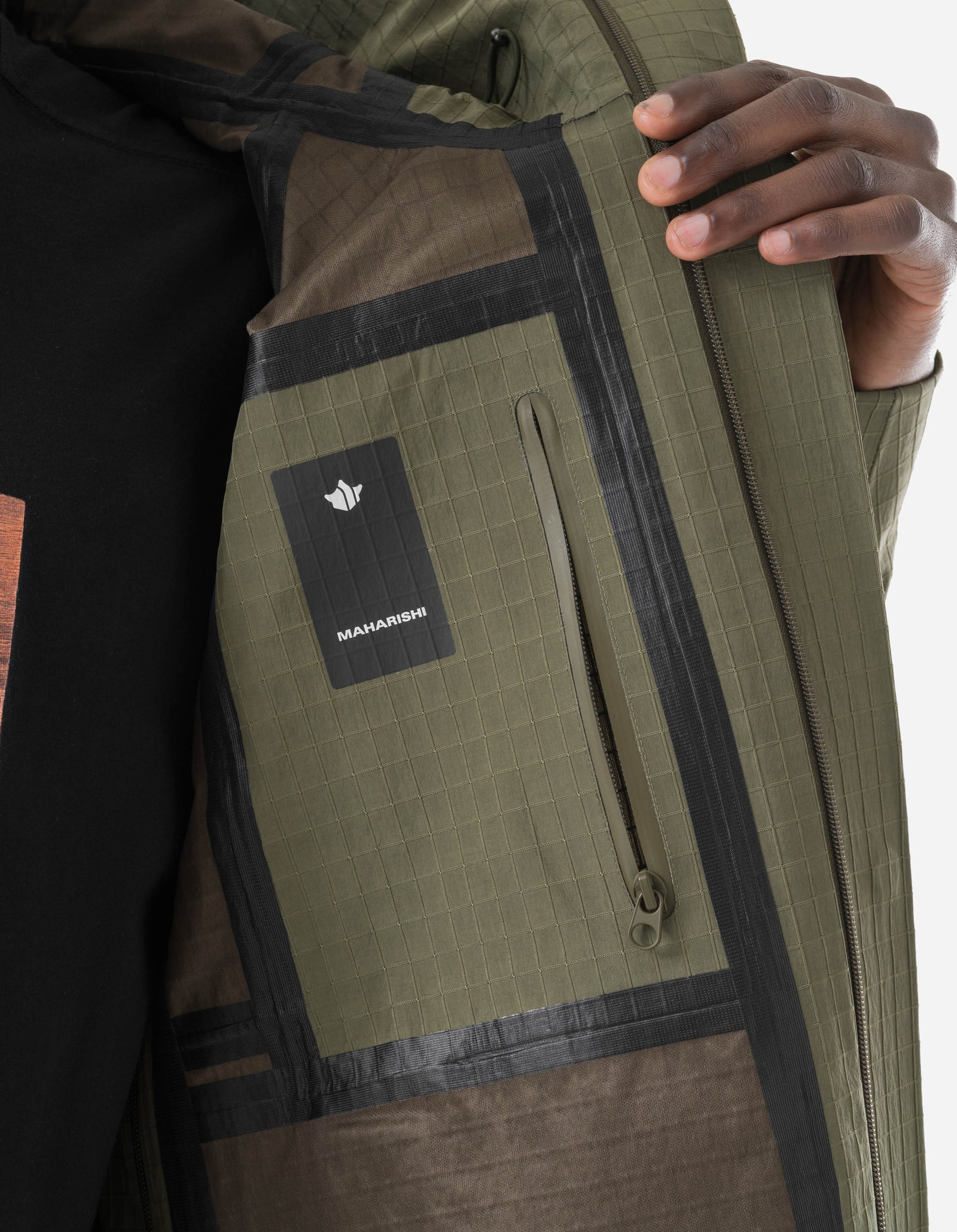 7200 Waterproof Tech Long Parka Olive OG-107F