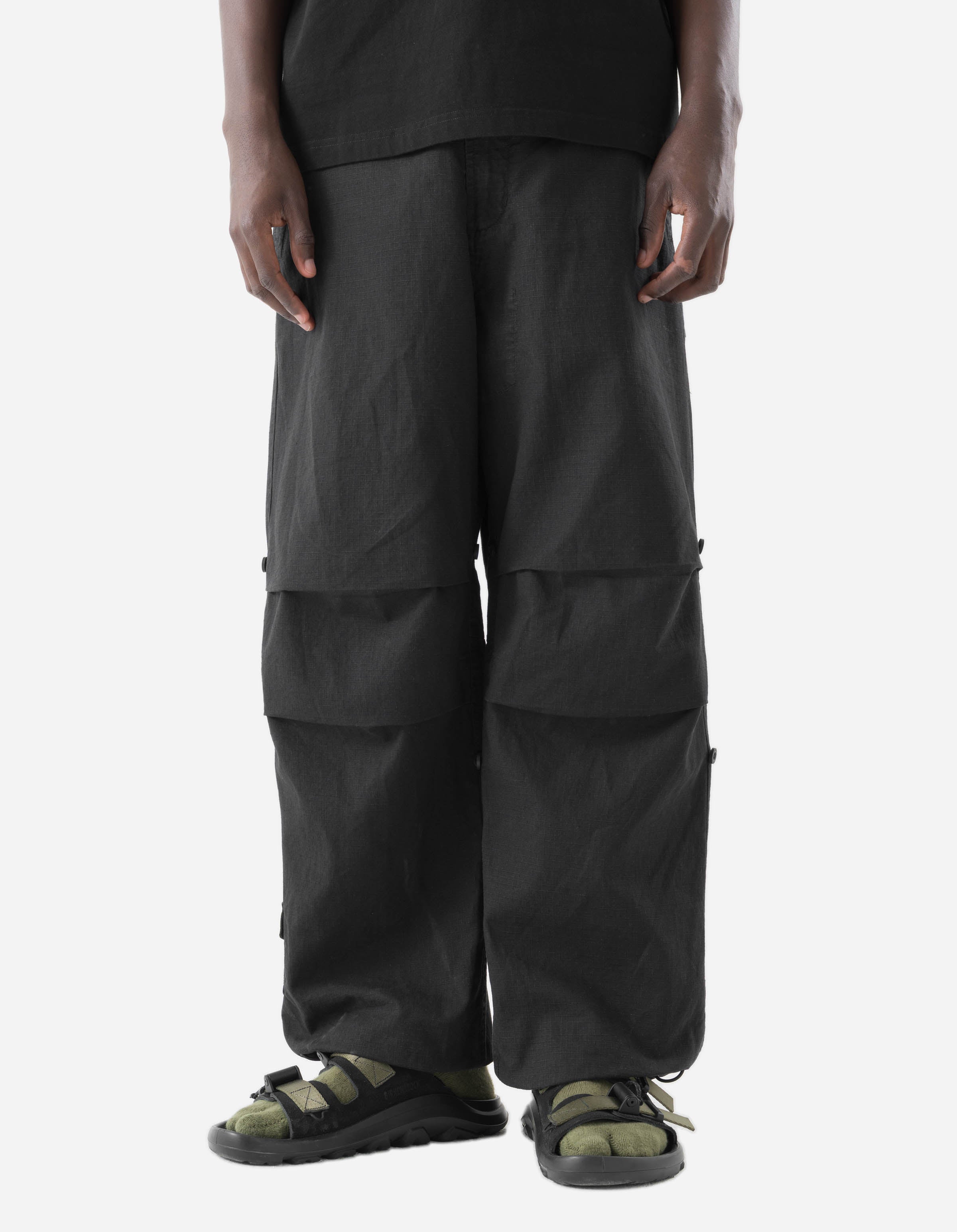 7218 Hemp Ripstop Loose Snopants Black – Maharishi