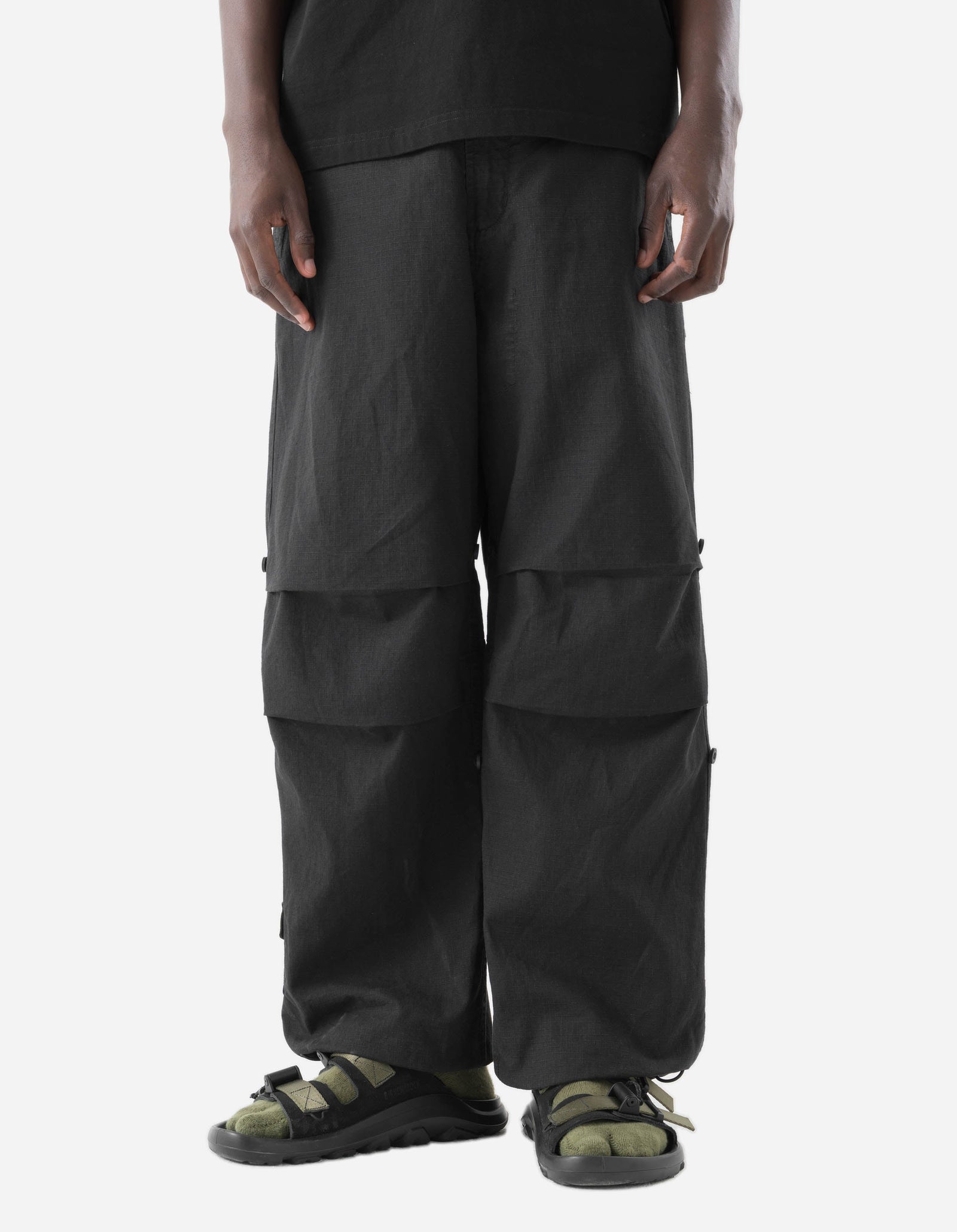 7218 Hemp Ripstop Loose Snopants Black