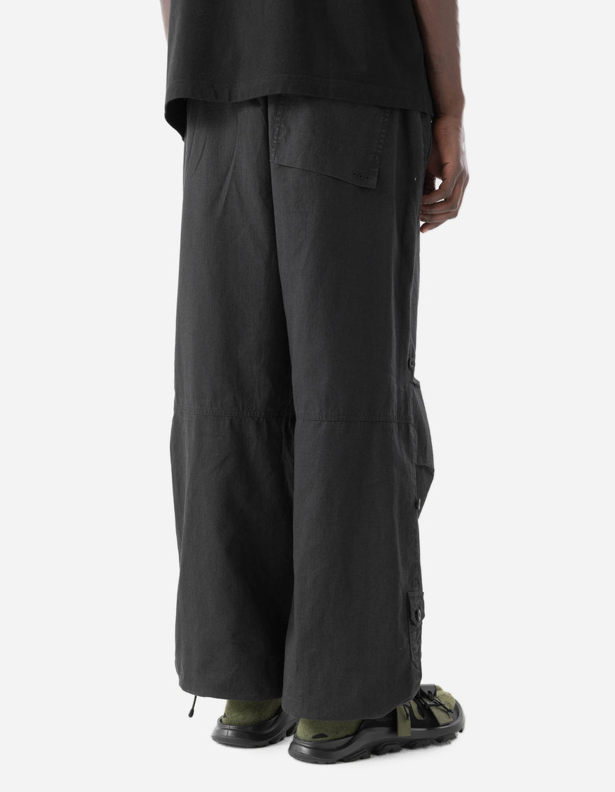 7218 Hemp Ripstop Loose Snopants Black