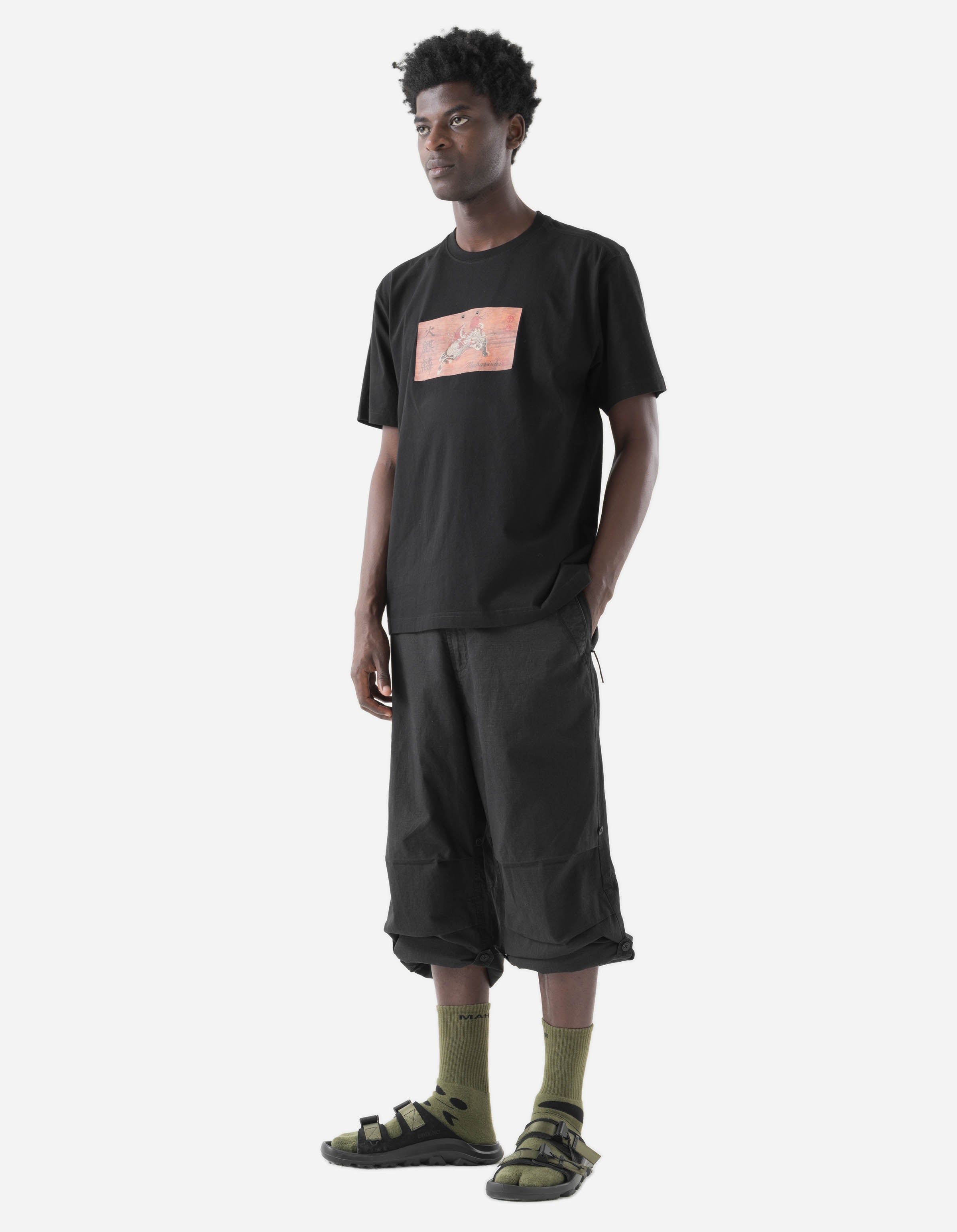 7218 Hemp Ripstop Loose Snopants Black – Maharishi