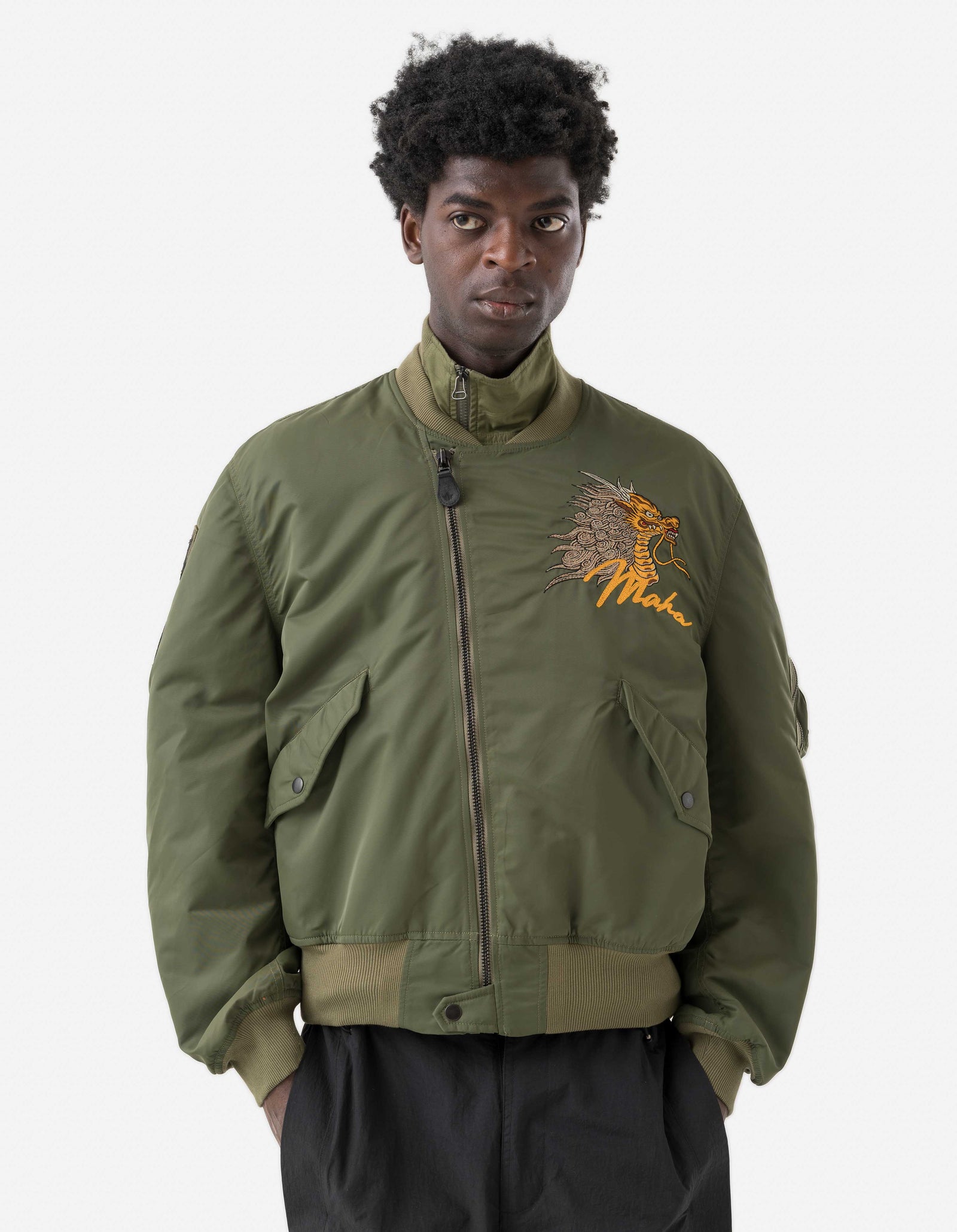 7231 Fire Kirin Tour Asym L2B Jacket Olive