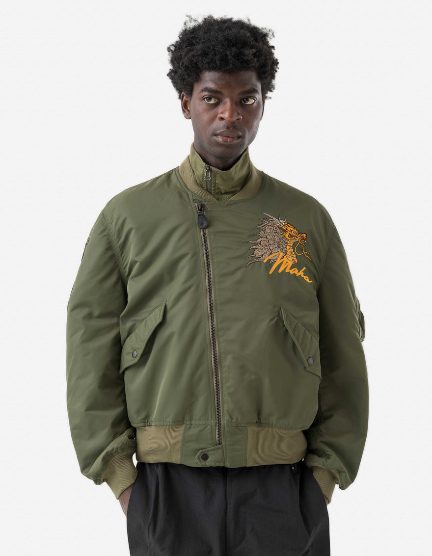 7231 Fire Kirin Tour Asym L2B Jacket Olive