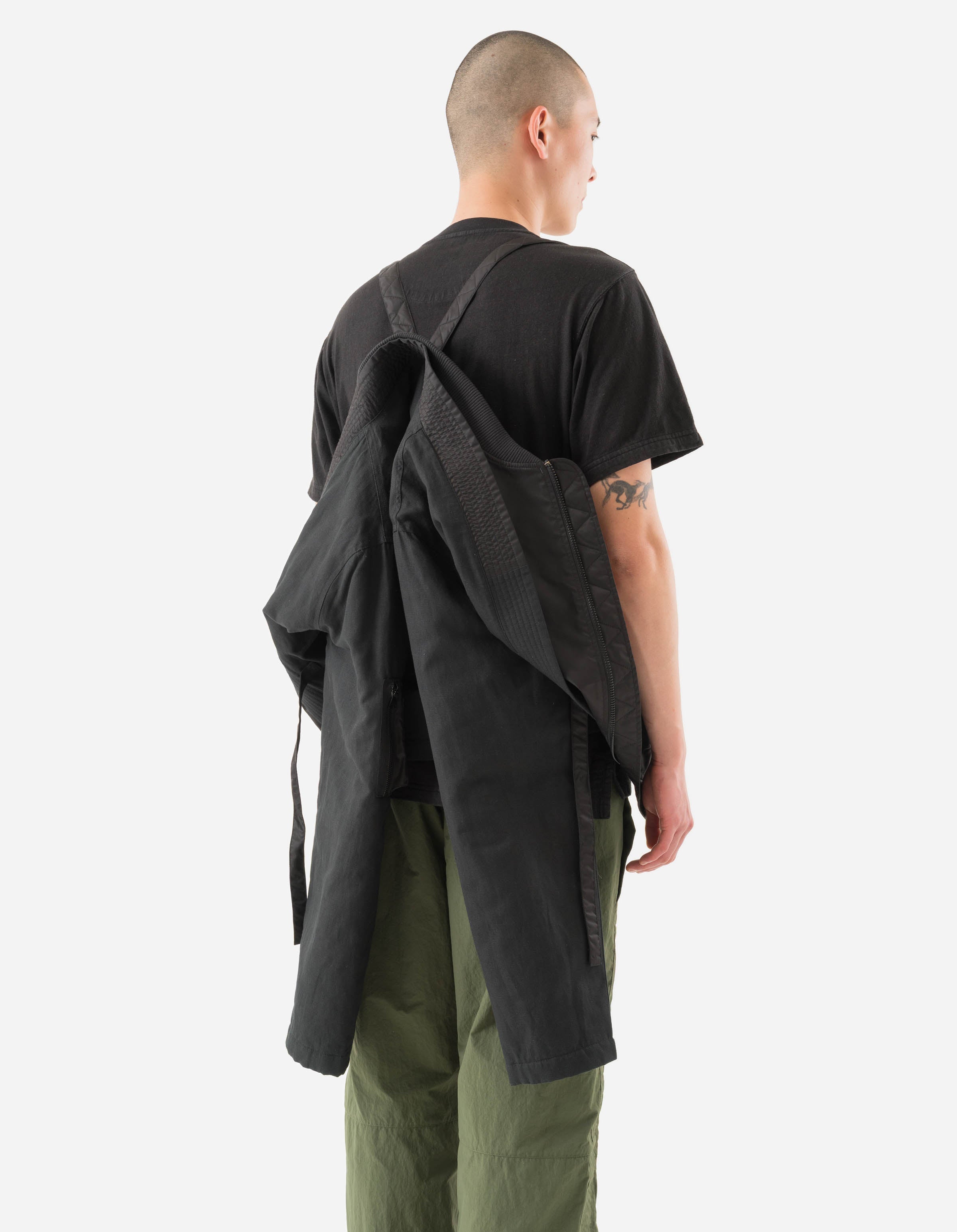 ウェア WAKE KAMO 7213 Duality L2-B Flight Kimono Black – Maharishi