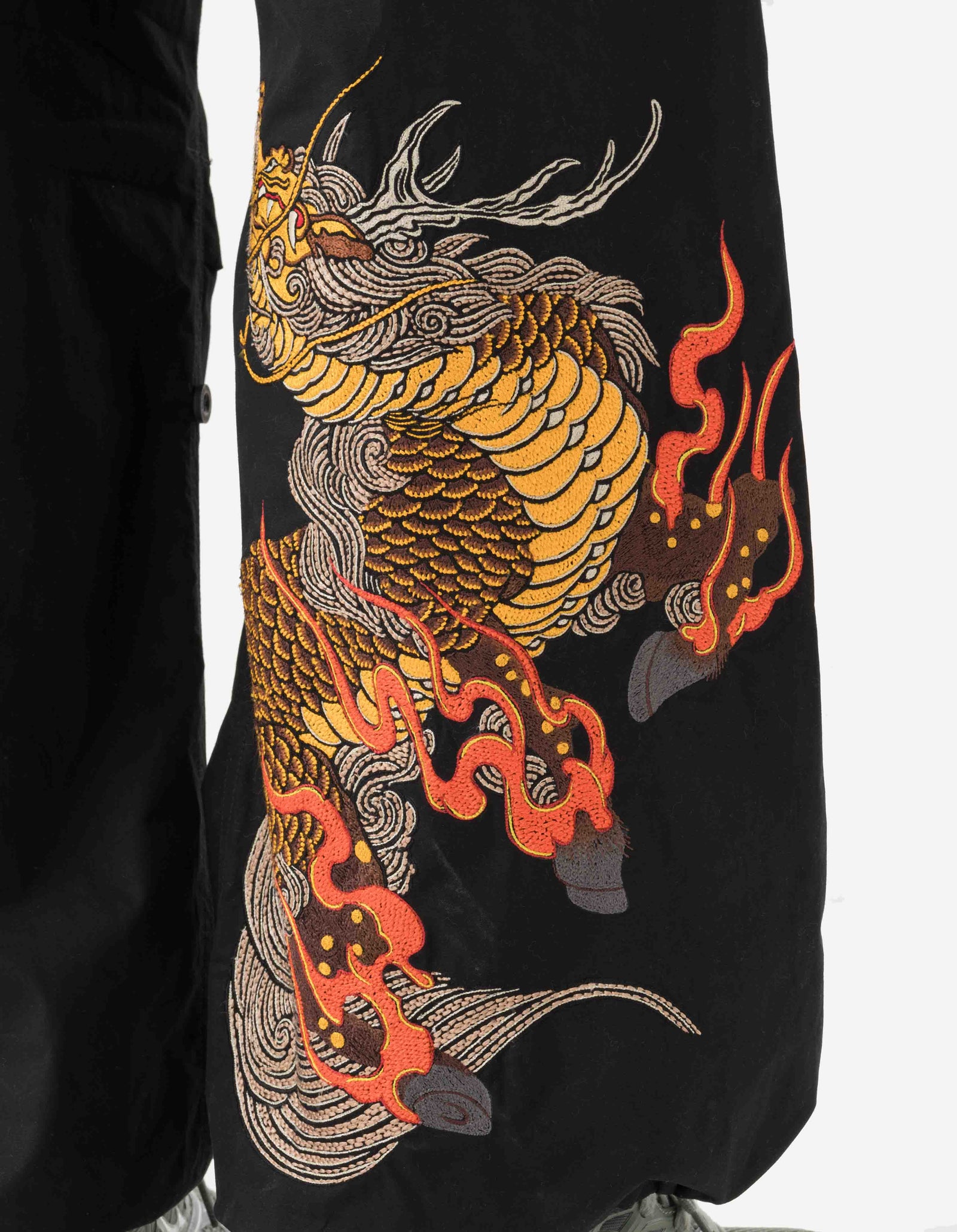 7233 Year of the Fire Kirin Snopants Black