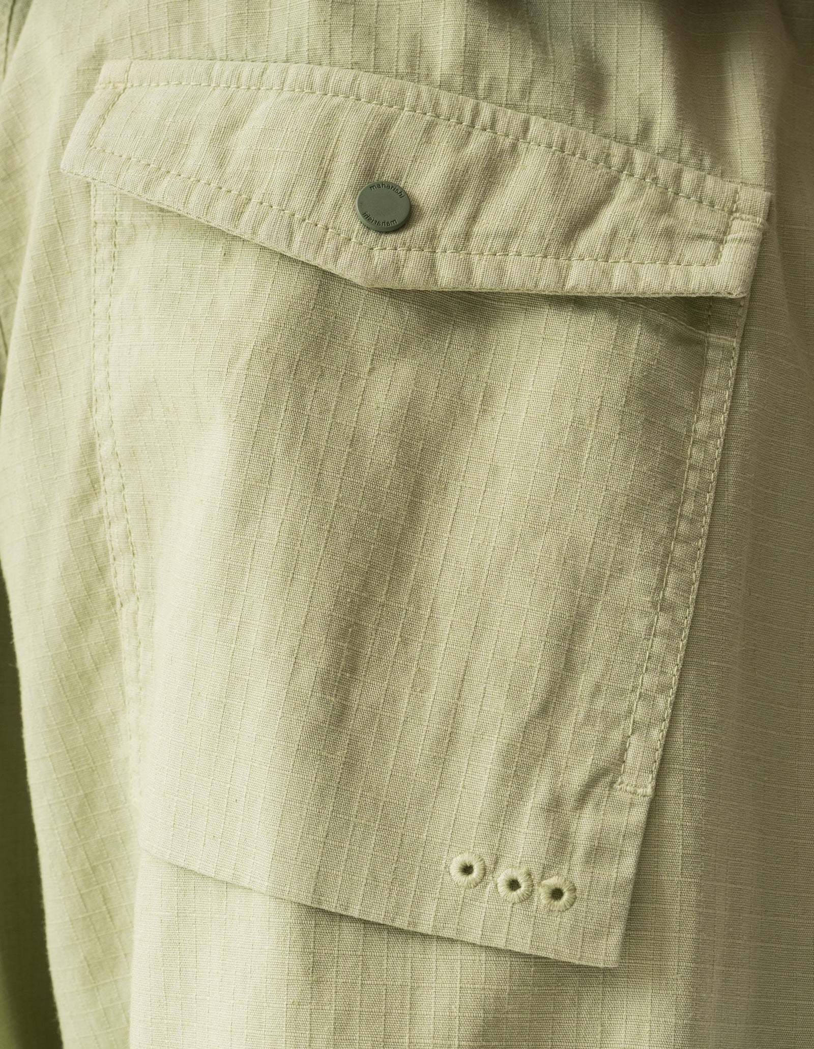 7218 Hemp Ripstop Loose Snopants Moss Green