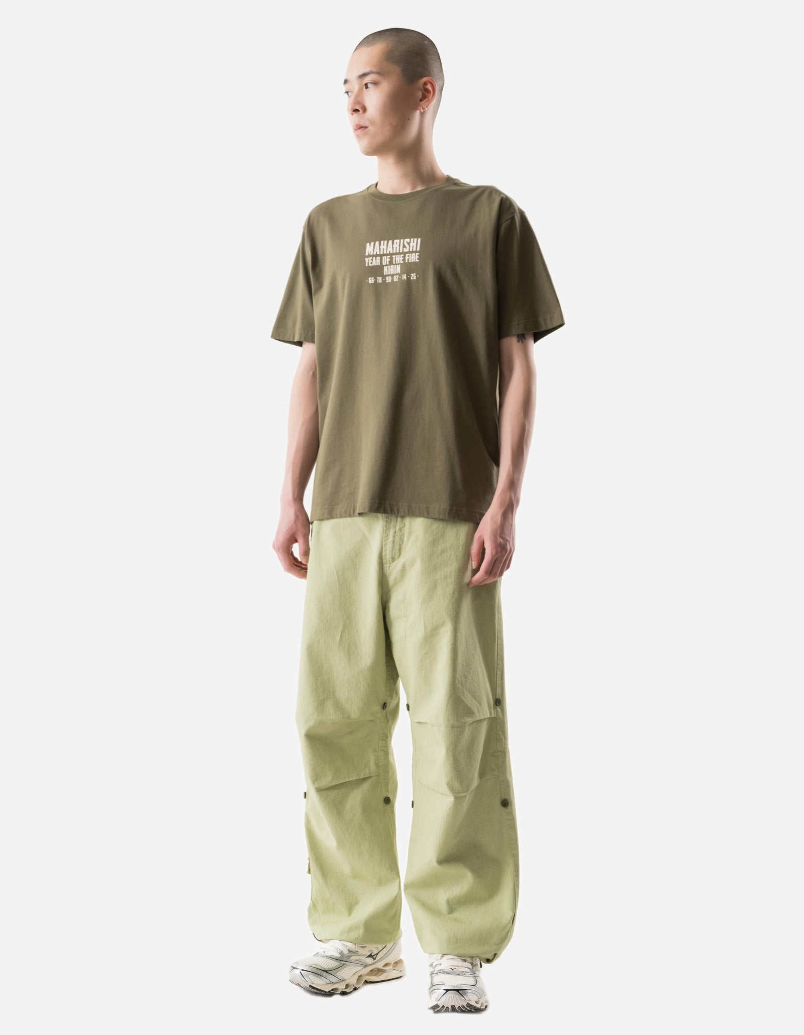 7218 Hemp Ripstop Loose Snopants Moss Green