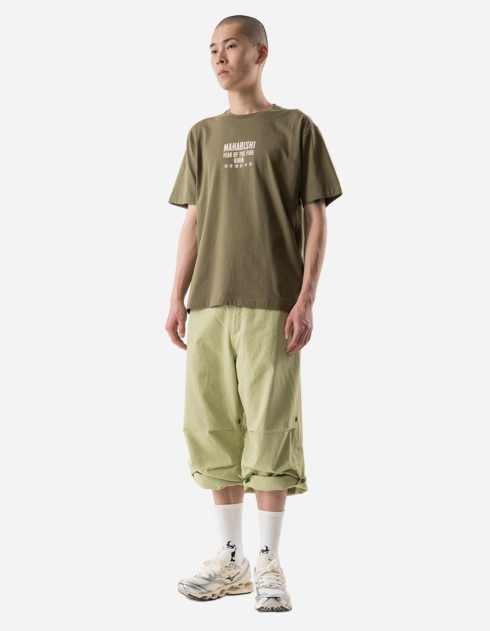 7218 Hemp Ripstop Loose Snopants Moss Green