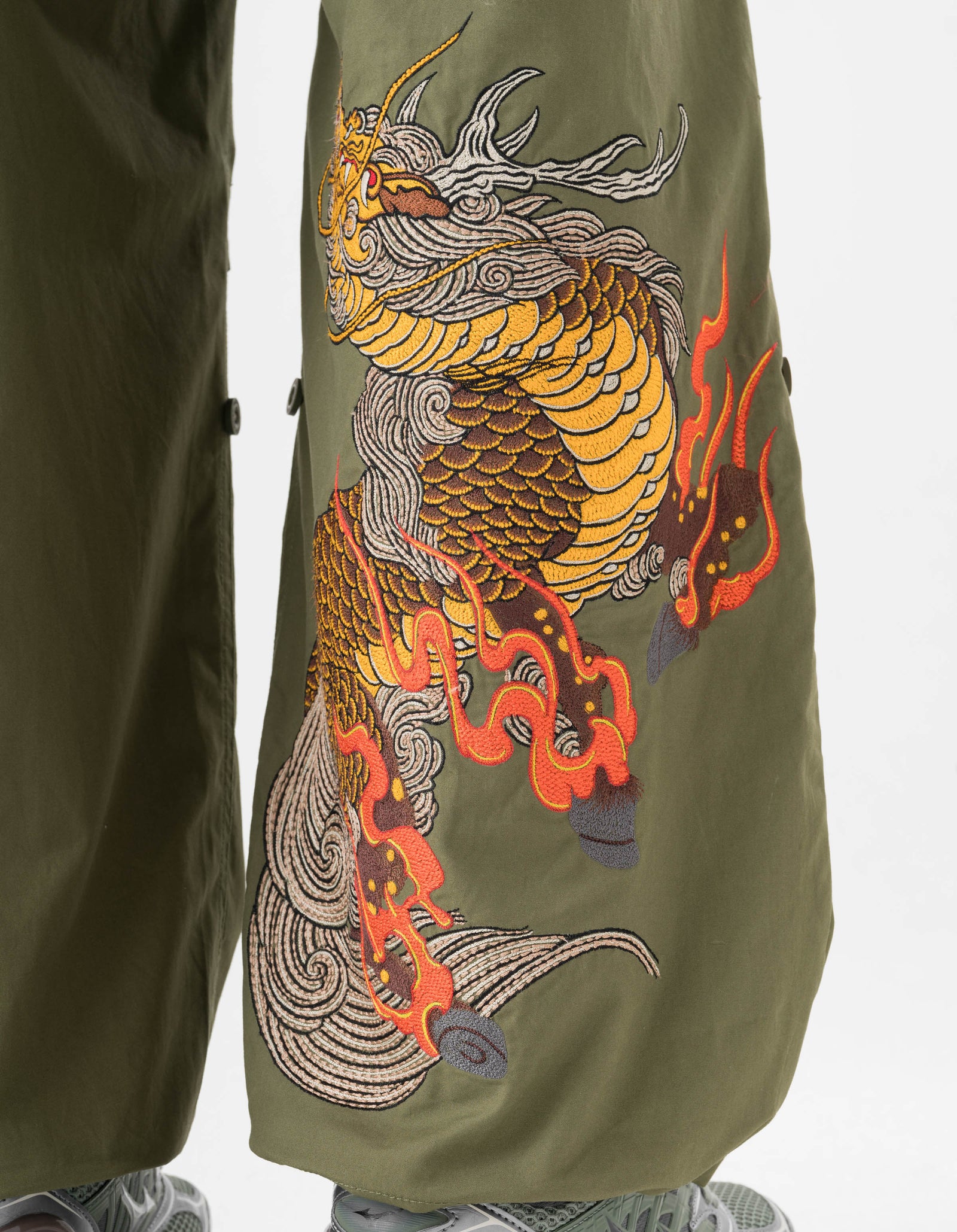 7233 Year of the Fire Kirin Snopants Olive OG-107F