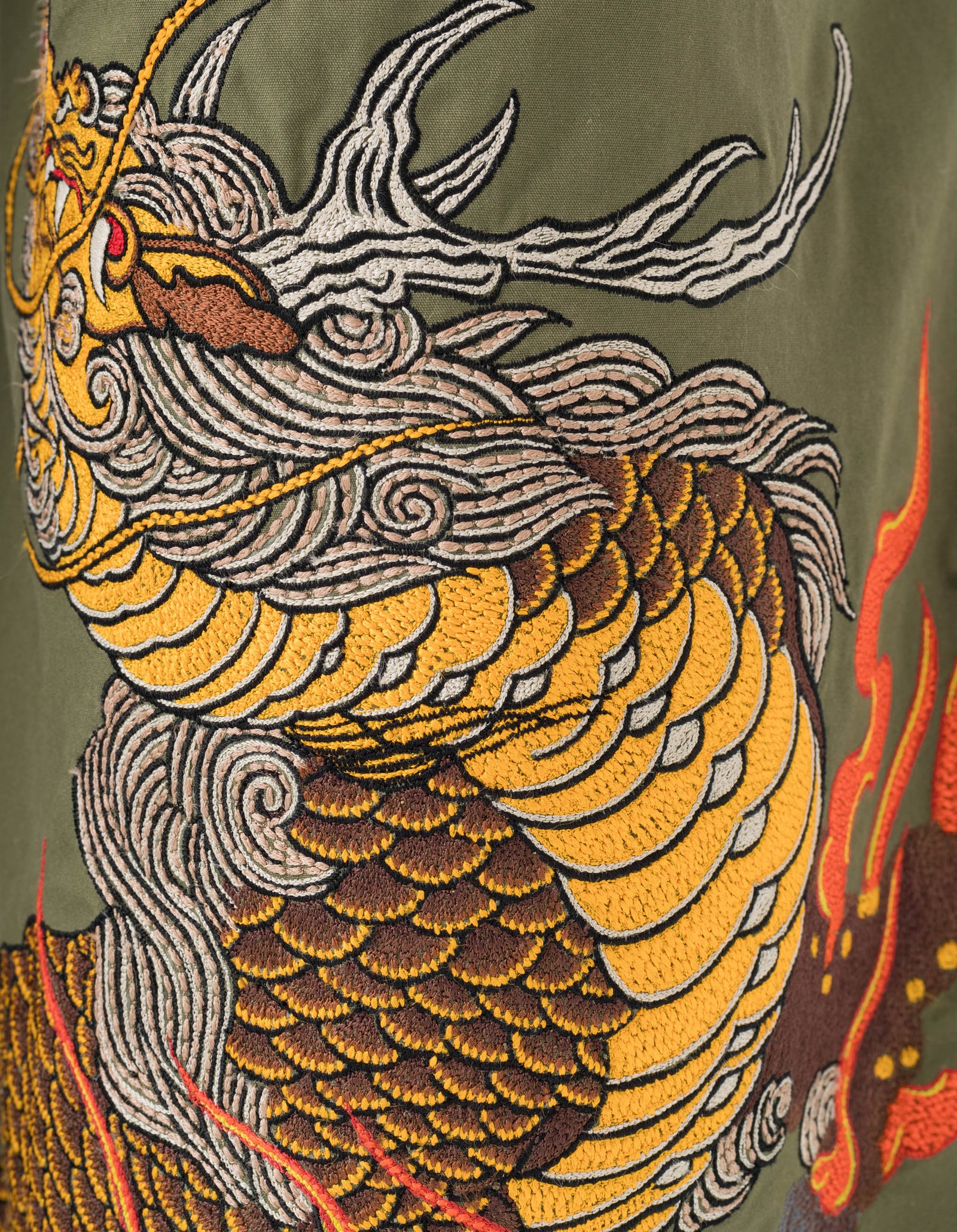 7233 Year of the Fire Kirin Snopants Olive OG-107F