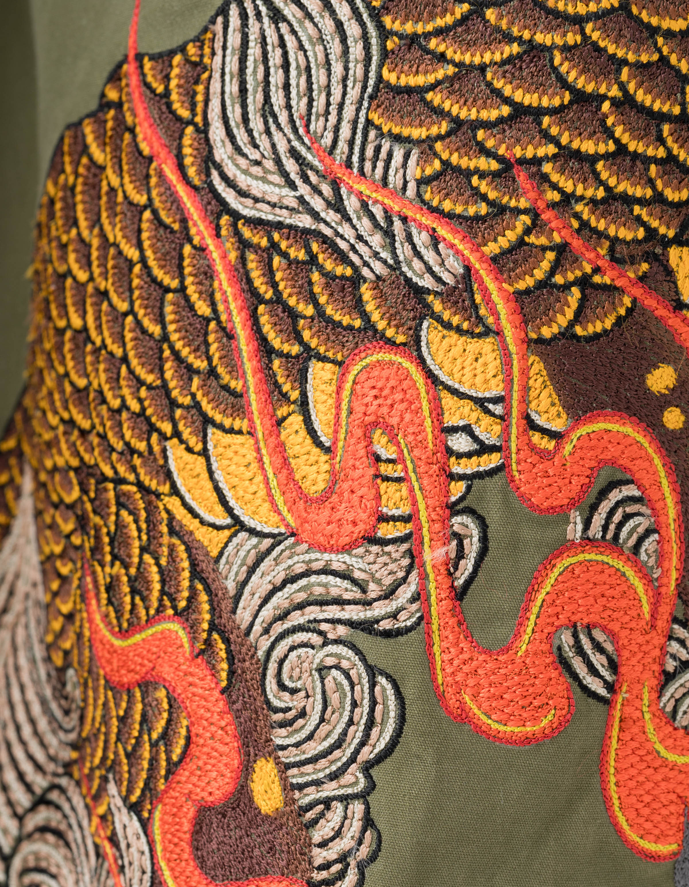 7233 Year of the Fire Kirin Snopants Olive OG-107F – Maharishi