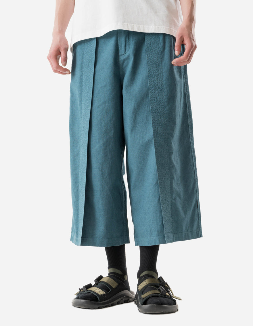 7217 Cropped Hakama Pants Airforce Blue