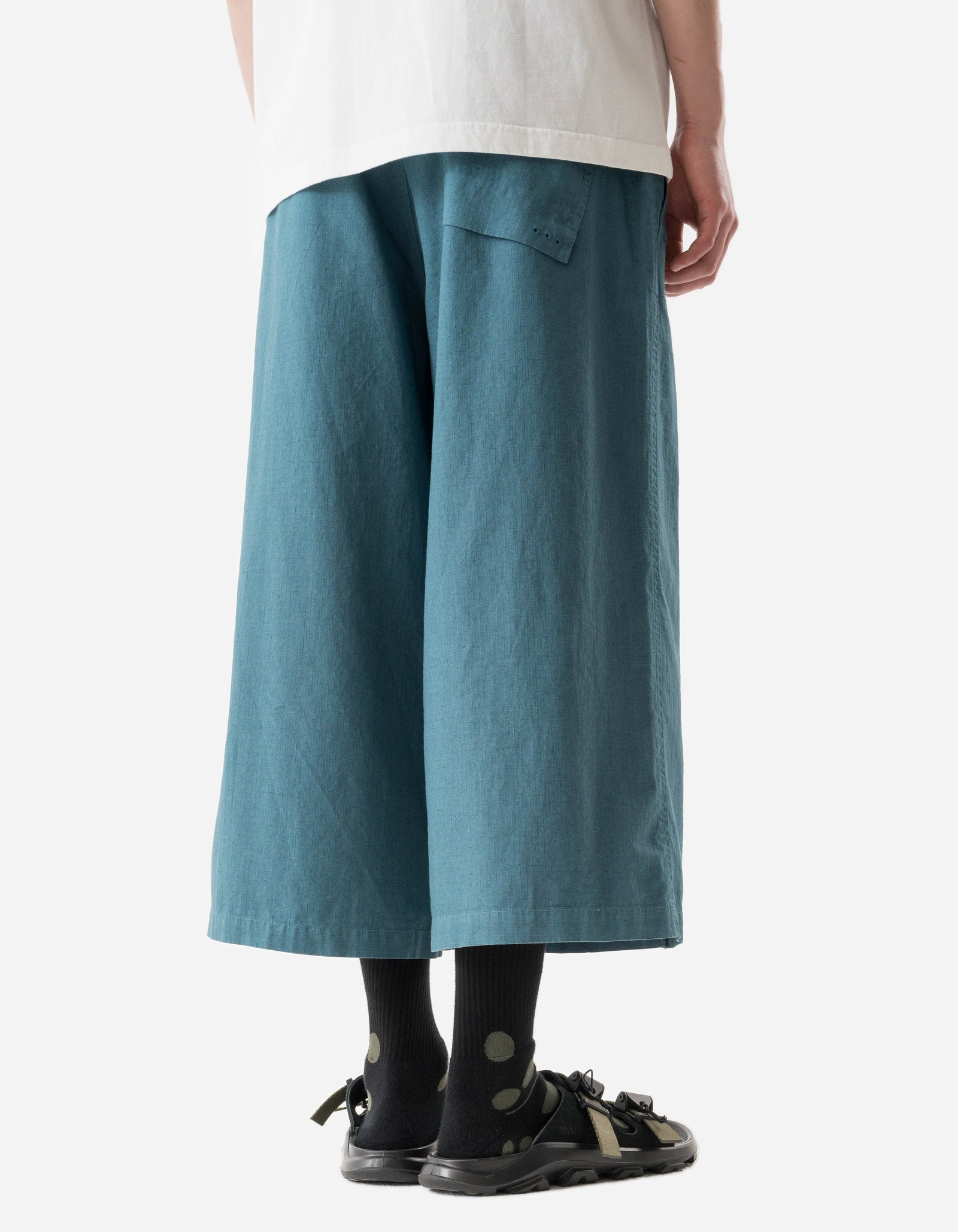 7217 Cropped Hakama Pants Airforce Blue