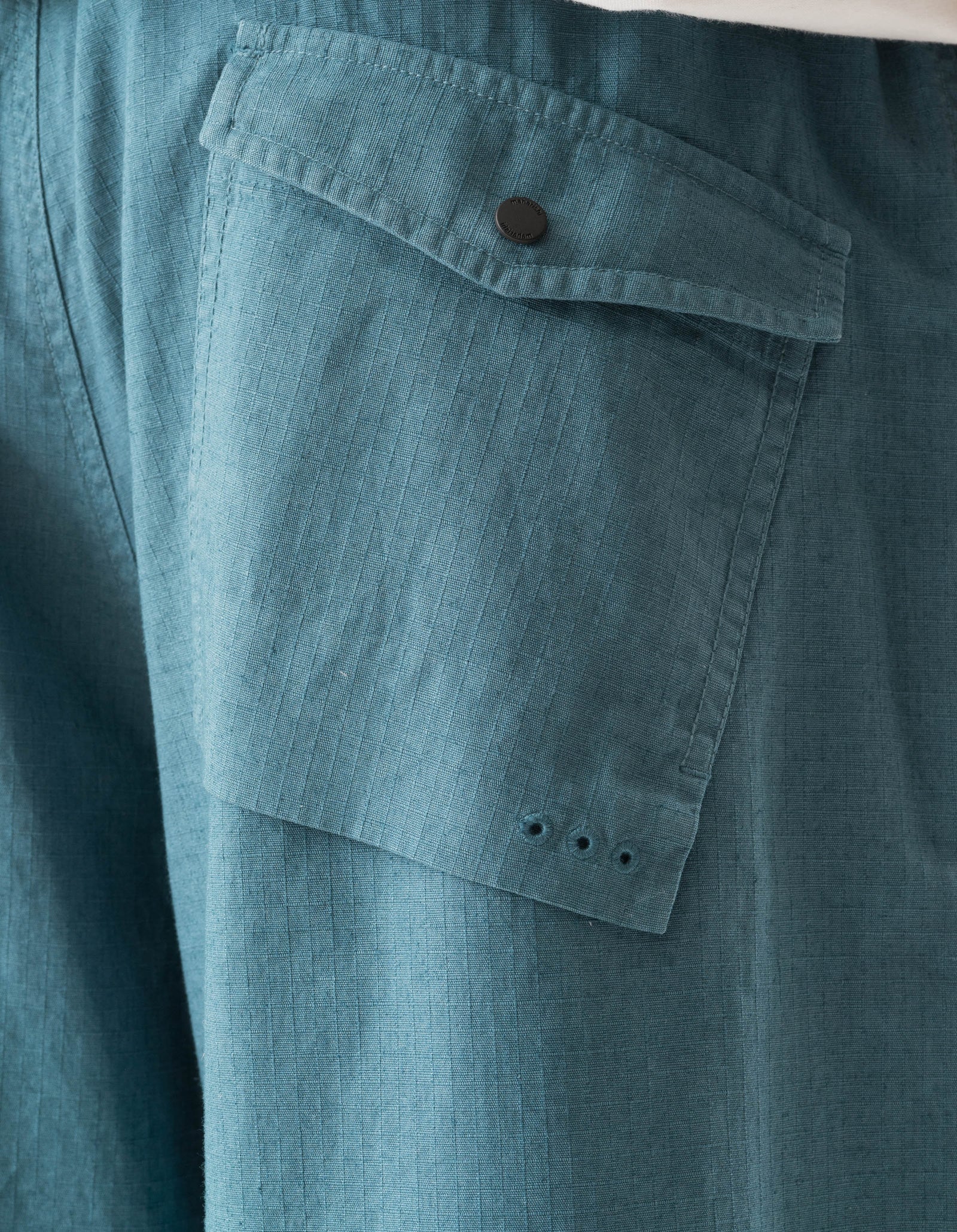 7217 Cropped Hakama Pants Airforce Blue