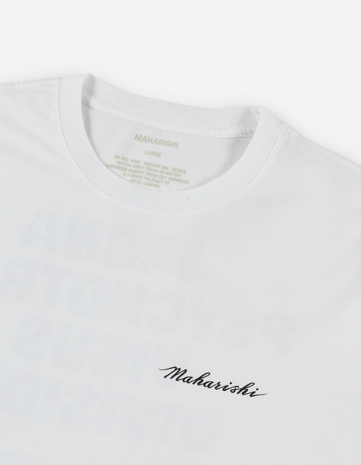 9101 Pax Cultura L/S T-Shirt White