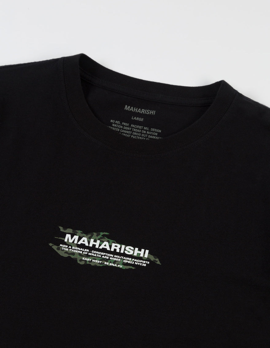 9026 Tigard Miltype T-Shirt Black