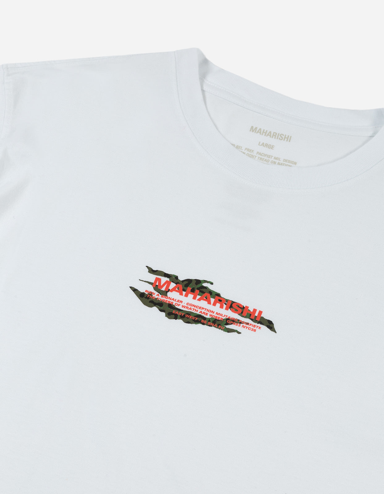 9026 Tigard Miltype T-Shirt White
