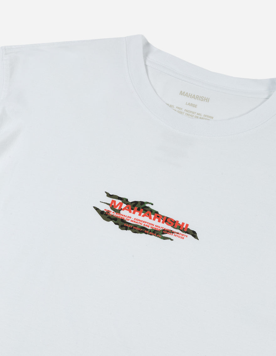 9026 Tigard Miltype T-Shirt White