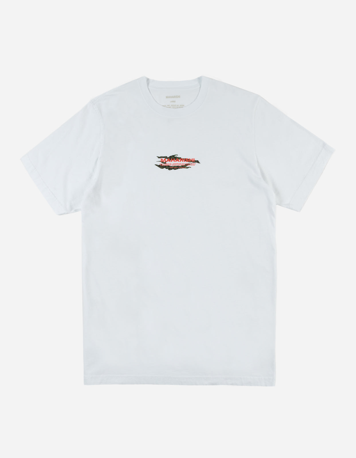 9026 Tigard Miltype T-Shirt White