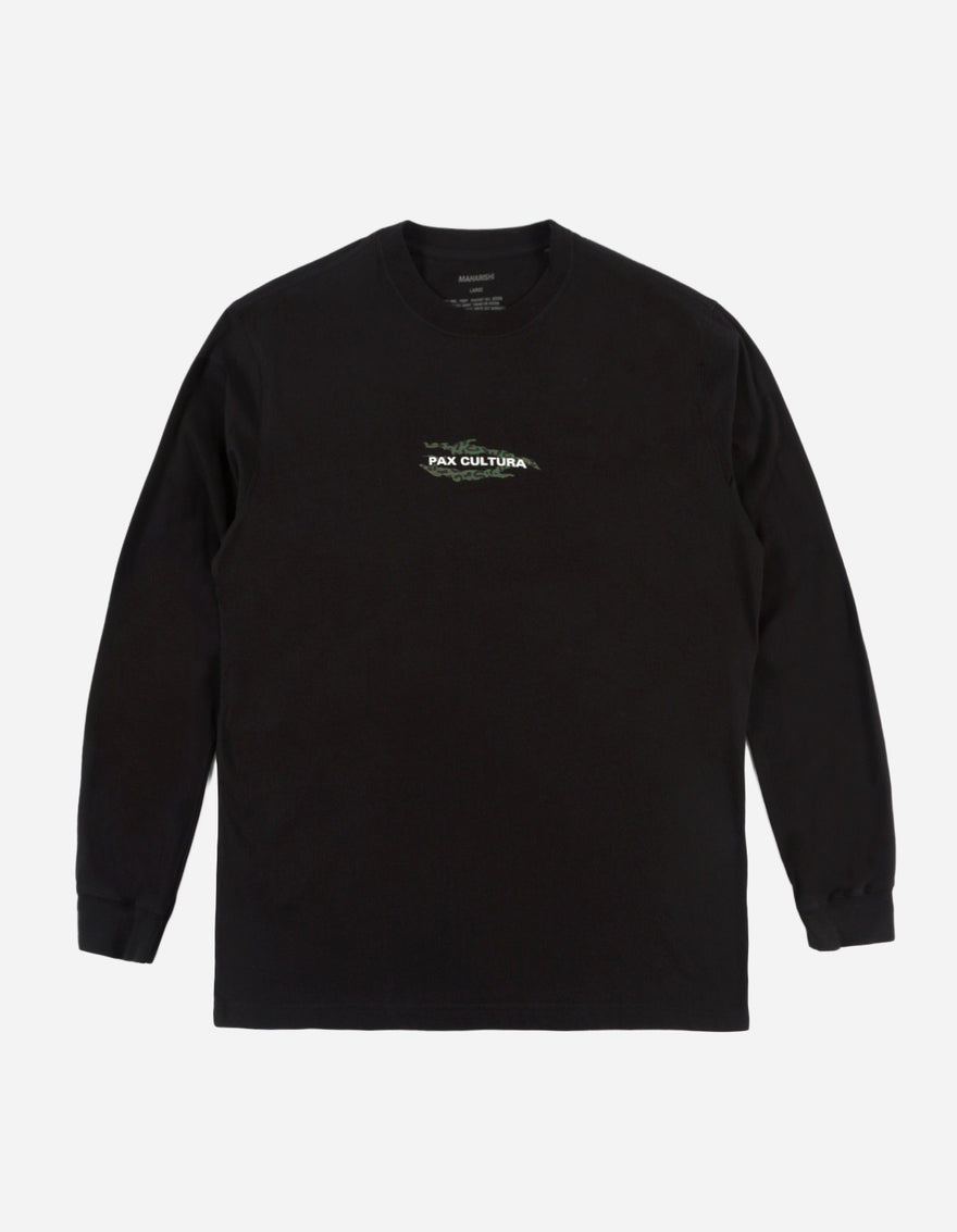9027 Tigard Miltype L/S T-Shirt Black