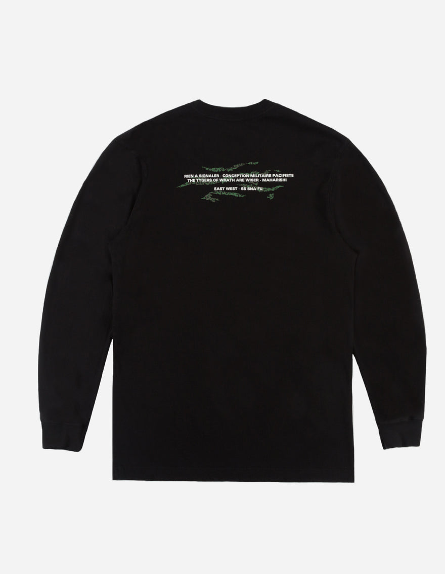 9027 Tigard Miltype L/S T-Shirt Black