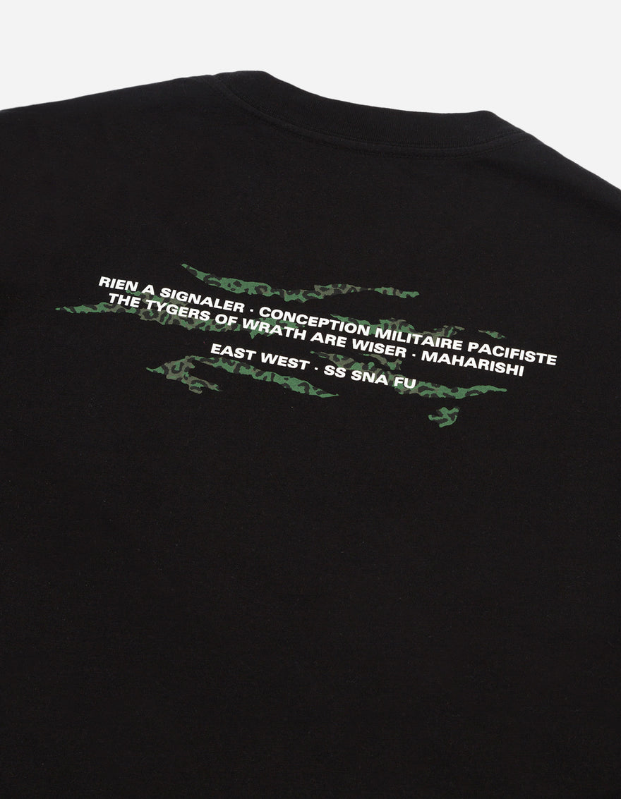 9027 Tigard Miltype L/S T-Shirt Black
