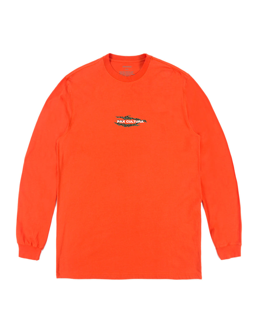 9027 Tigard Miltype L/S T-Shirt Blaze Orange