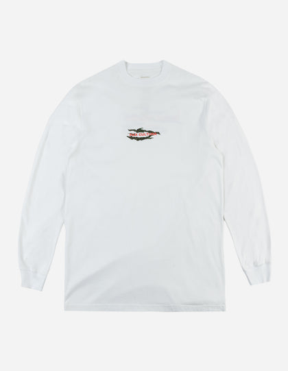9027 Tigard Miltype L/S T-Shirt White