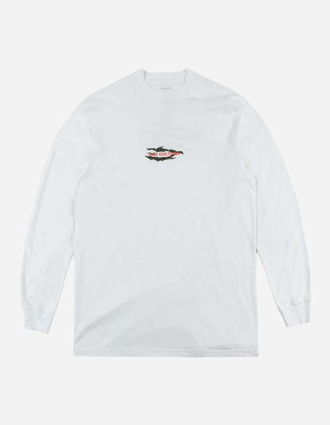 9027 Tigard Miltype L/S T-Shirt White