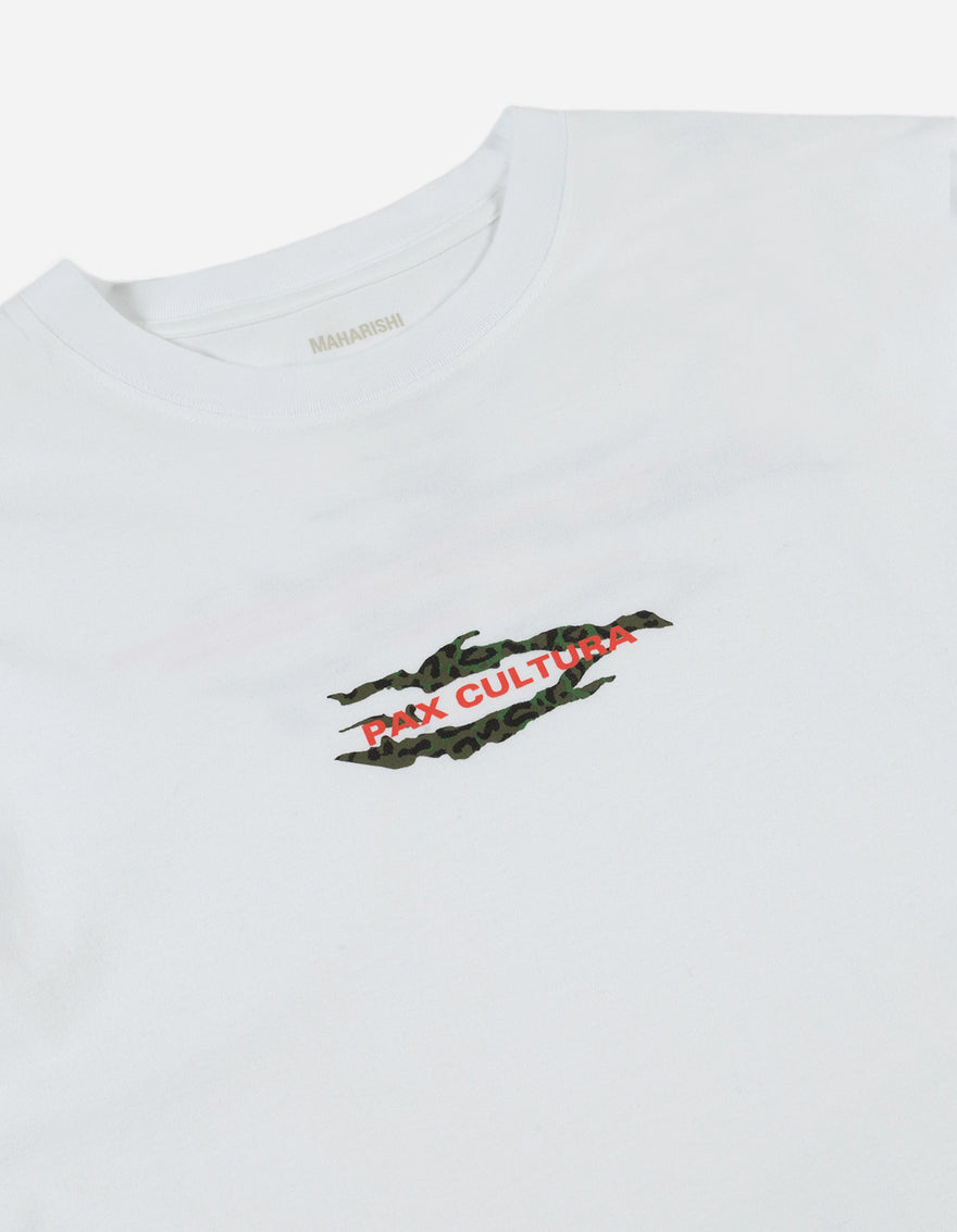9027 Tigard Miltype L/S T-Shirt White