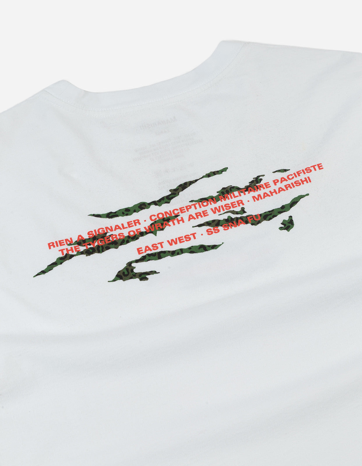 9027 Tigard Miltype L/S T-Shirt White