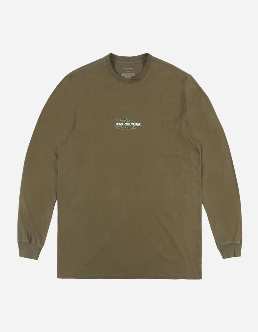 9027 Tigard Miltype L/S T-Shirt Mill Olive