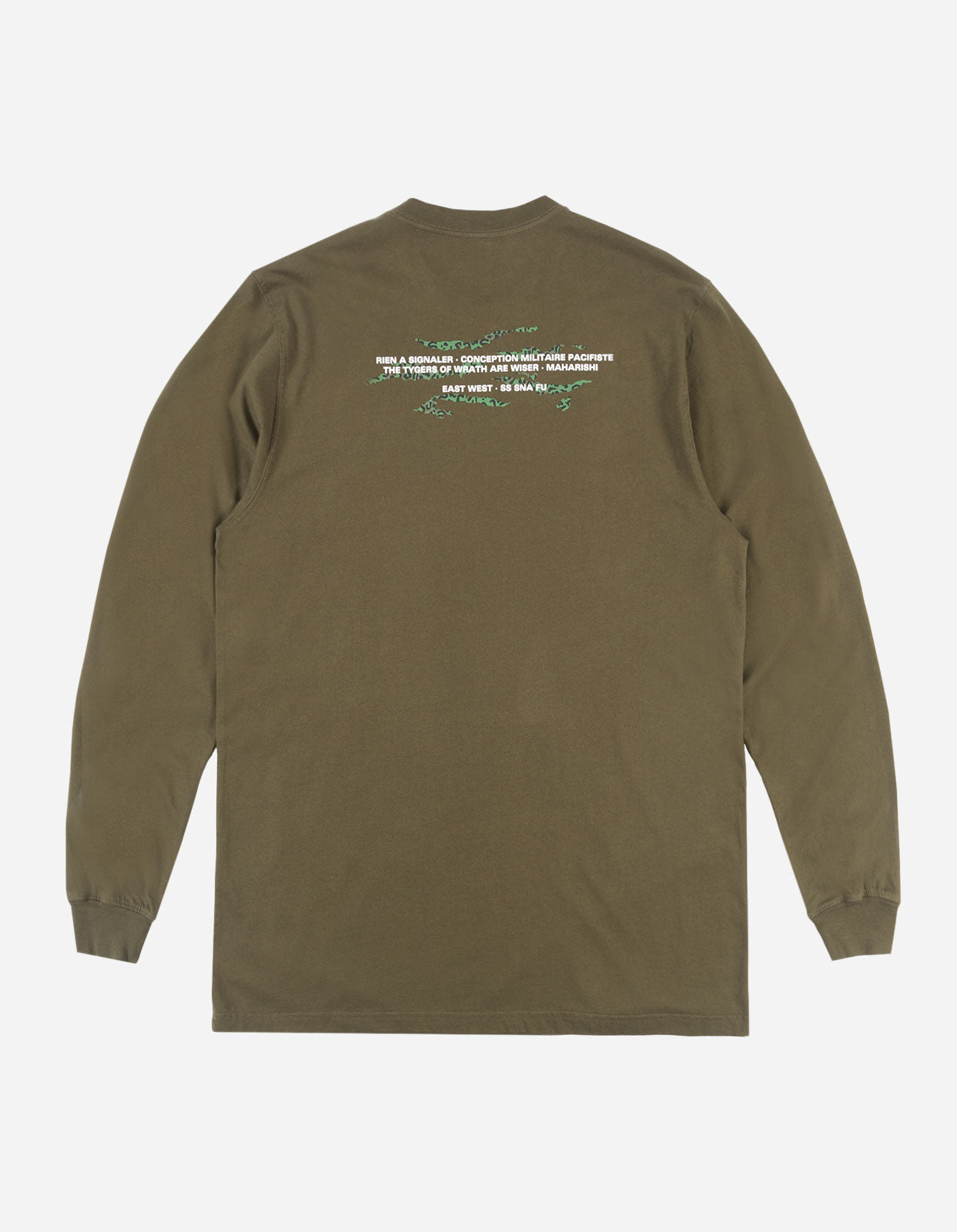 9027 Tigard Miltype L/S T-Shirt Mill Olive