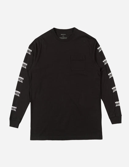 9067 Repeter Miltype L/S T-Shirt Black
