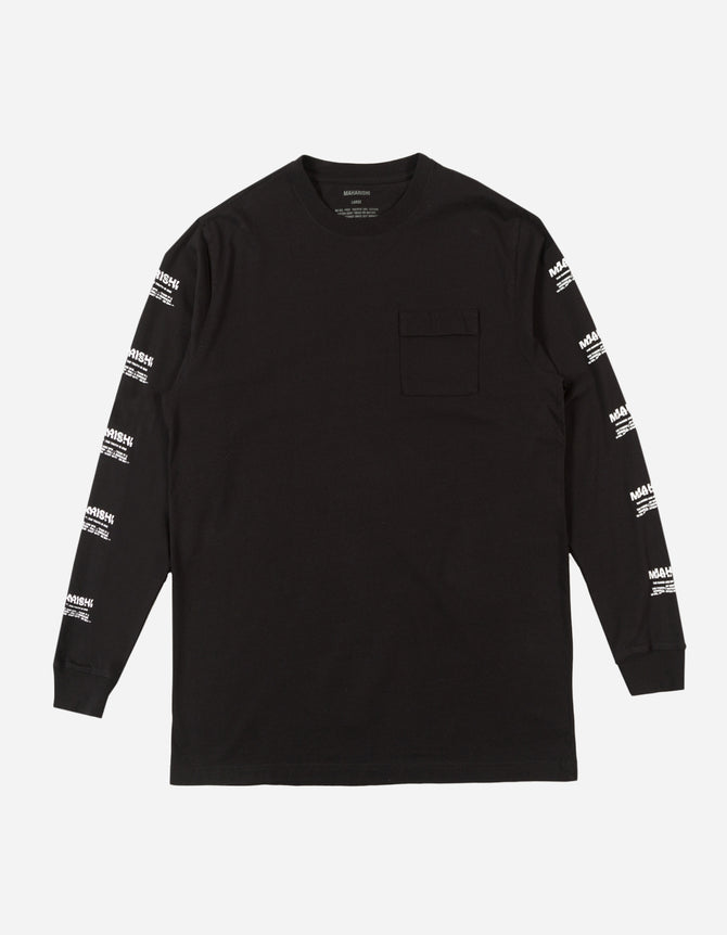 9067 Repeter Miltype L/S T-Shirt Black