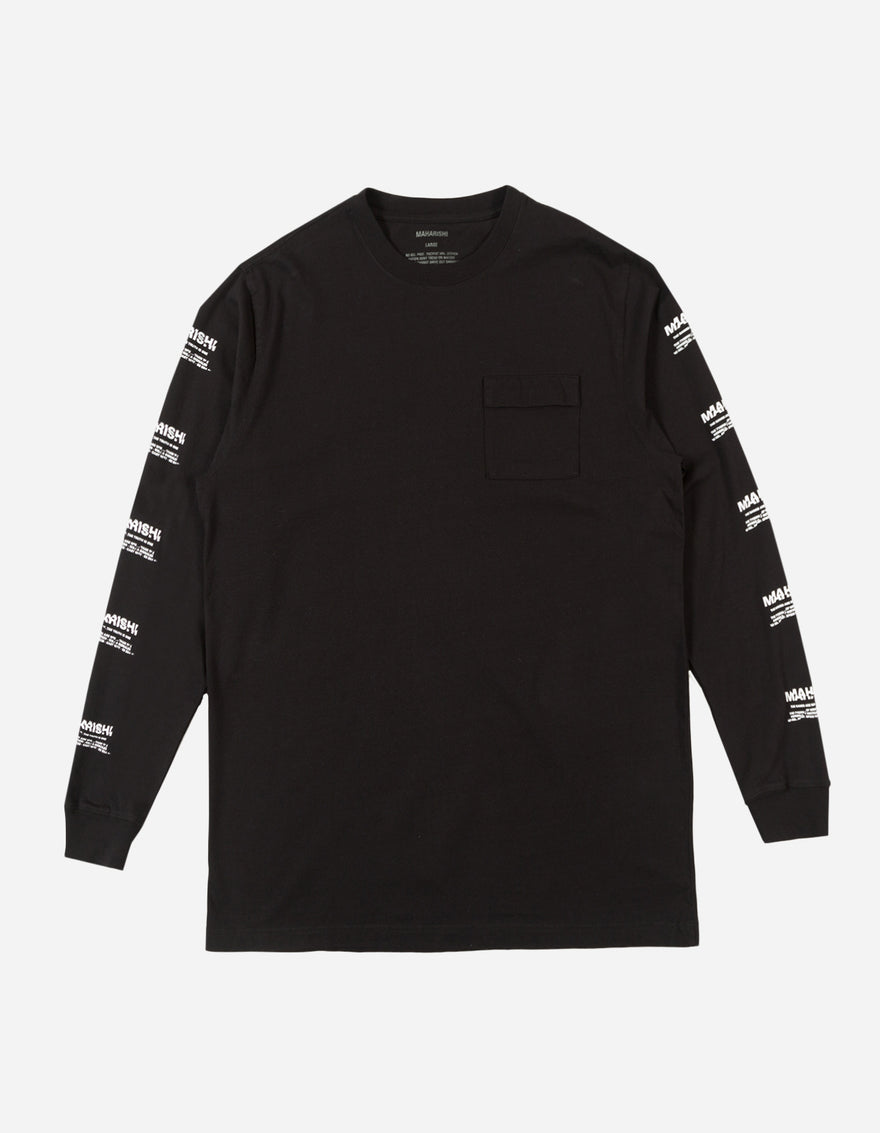 9067 Repeter Miltype L/S T-Shirt Black