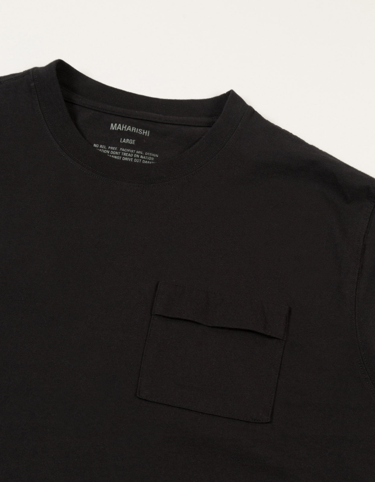 9067 Repeter Miltype L/S T-Shirt Black