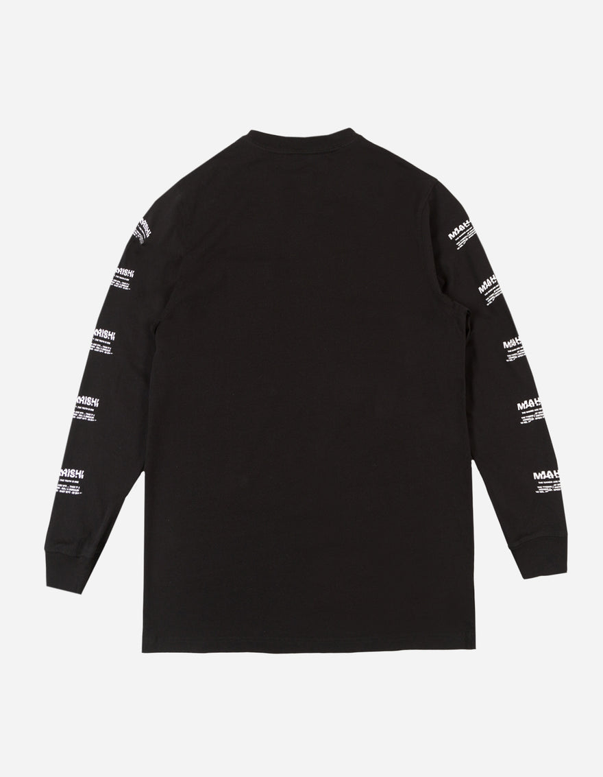 9067 Repeter Miltype L/S T-Shirt Black