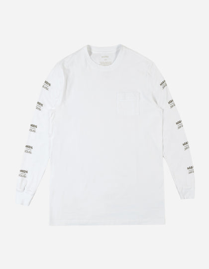 9067 Repeter Miltype L/S T-Shirt White