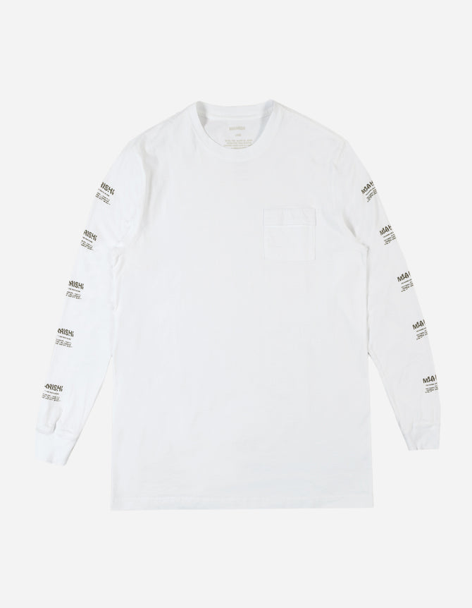 9067 Repeter Miltype L/S T-Shirt White