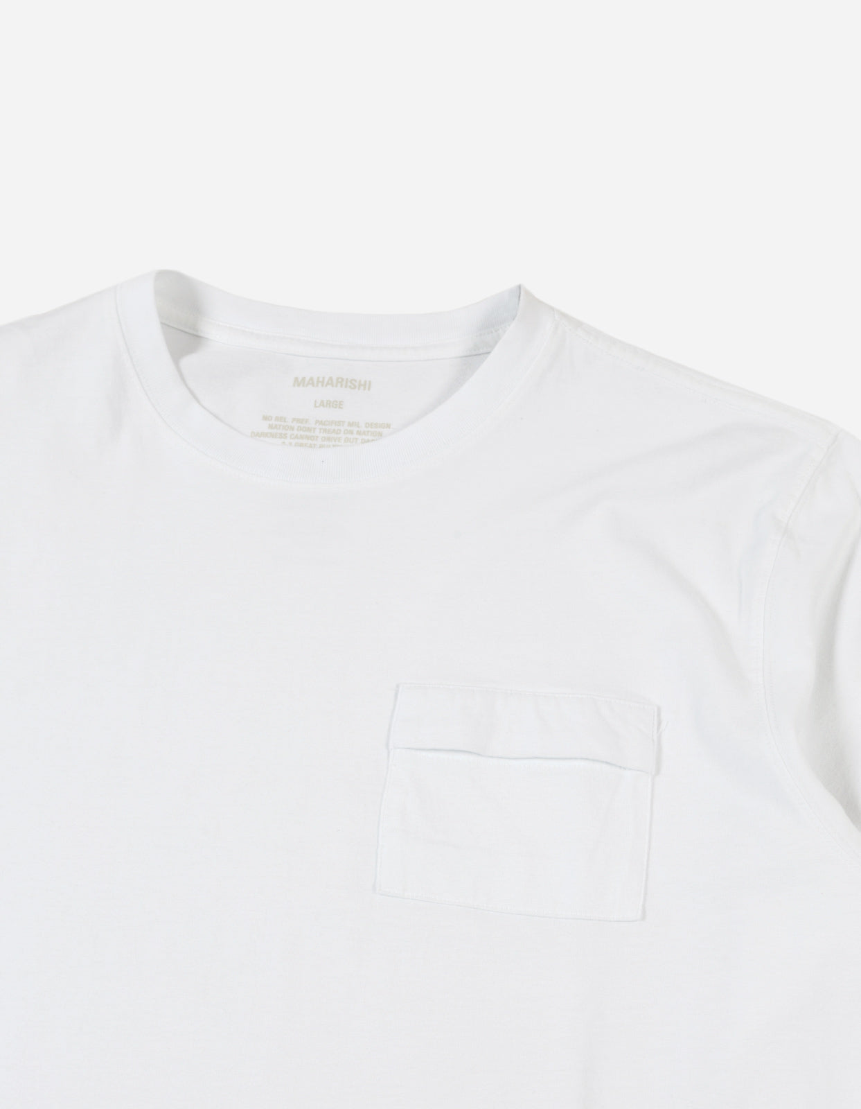 9067 Repeter Miltype L/S T-Shirt White